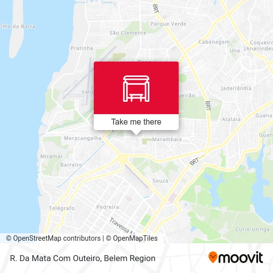 R. Da Mata Com Outeiro map