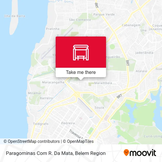 Paragominas Com R. Da Mata map