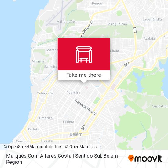 Marquês Com Alferes Costa | Sentido Sul map