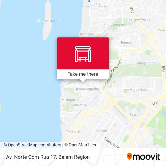 Av. Norte Com Rua 17 map