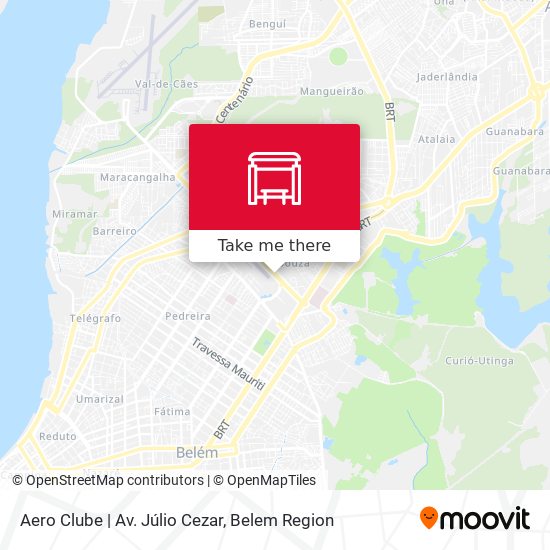 Mapa Aero Clube | Av. Júlio Cezar