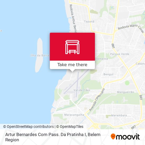 Artur Bernardes Com Pass. Da Pratinha I map