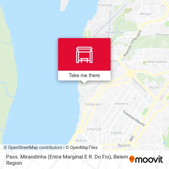 Pass. Mirandinha (Entre Marginal E R. Do Fio) map