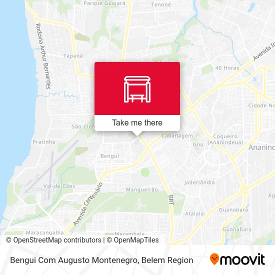 Bengui Com Augusto Montenegro map