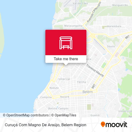 Curuçá Com Magno De Araújo map