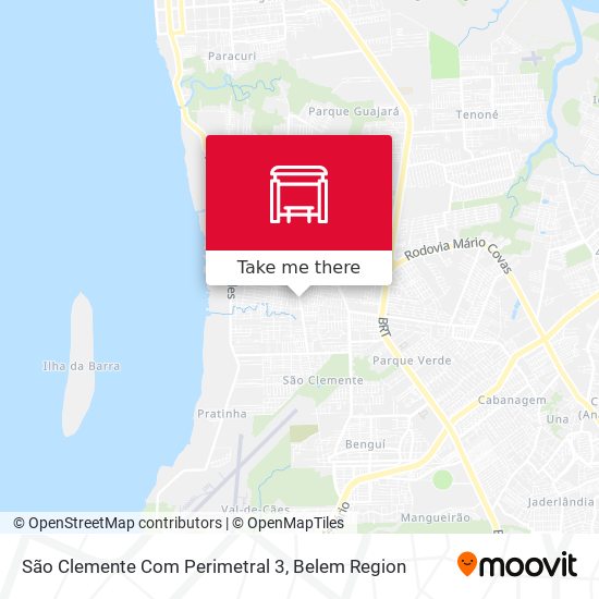 São Clemente Com Perimetral 3 map