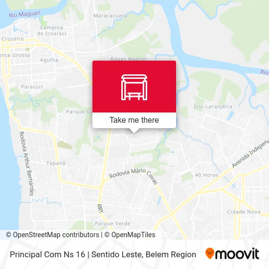 Principal Com Ns 16 | Sentido Leste map