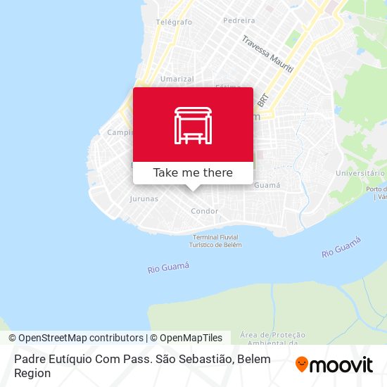Padre Eutíquio Com Pass. São Sebastião map