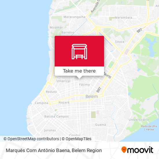 Marquês Com Antônio Baena map