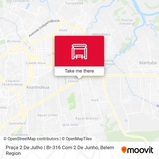 Praça 2 De Julho | Br-316 Com 2 De Junho map