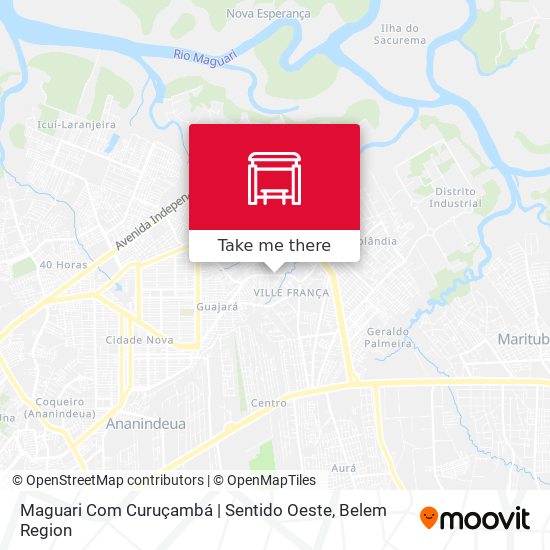 Maguari Com Curuçambá | Sentido Oeste map