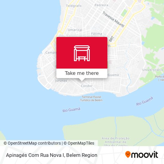 Apinagés Com Rua Nova I map