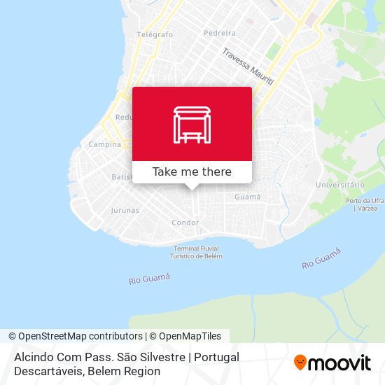 Alcindo Com Pass. São Silvestre | Portugal Descartáveis map