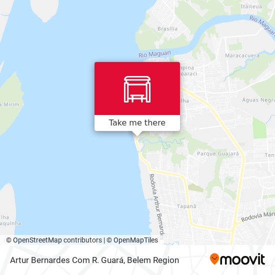 Artur Bernardes Com R. Guará map