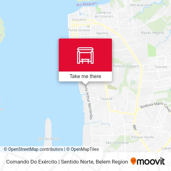 Comando Do Exército | Sentido Norte map