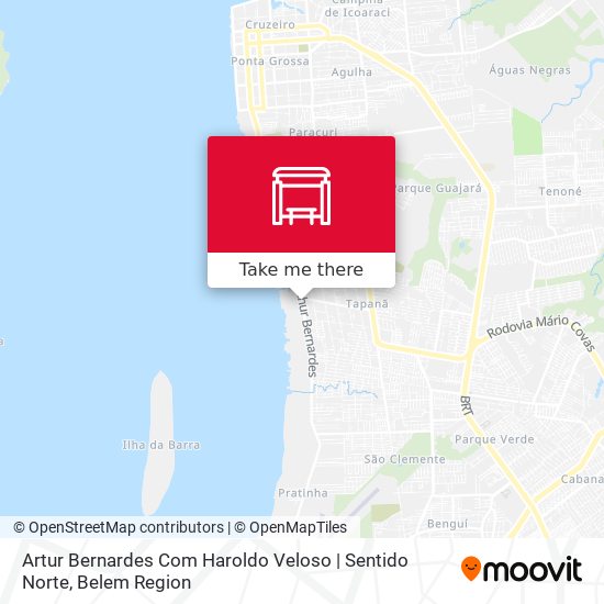 Artur Bernardes Com Haroldo Veloso | Sentido Norte map