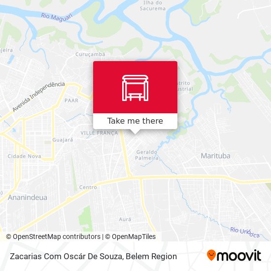 Zacarias Com Oscár De Souza map