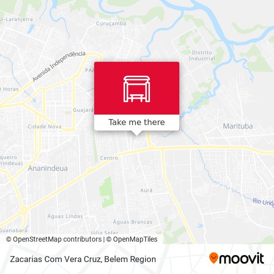 Zacarias Com Vera Cruz map
