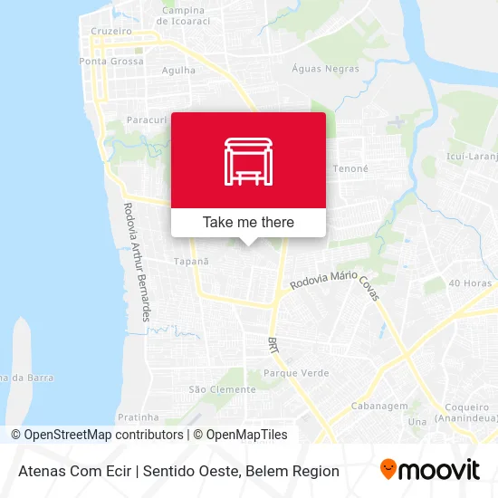 Atenas Com Ecir | Sentido Oeste map