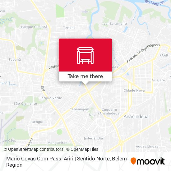 Mário Covas Com Pass. Ariri | Sentido Norte map