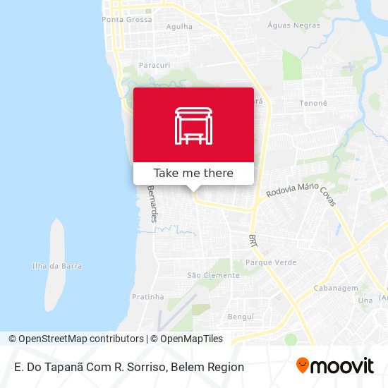 E. Do Tapanã Com R. Sorriso map