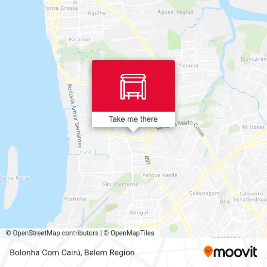 Bolonha Com Cairú map