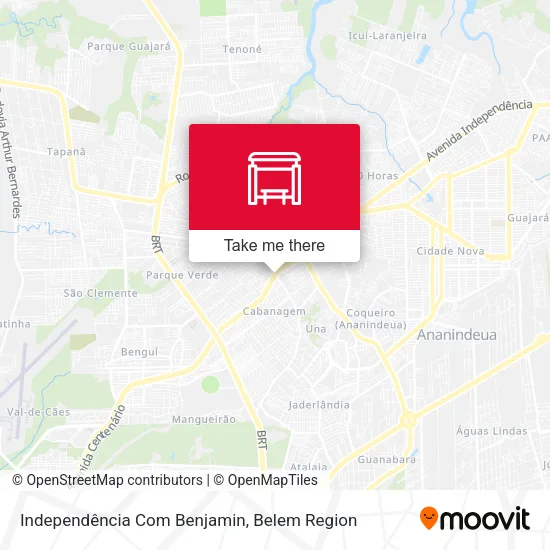 Mapa Independência Com Benjamin