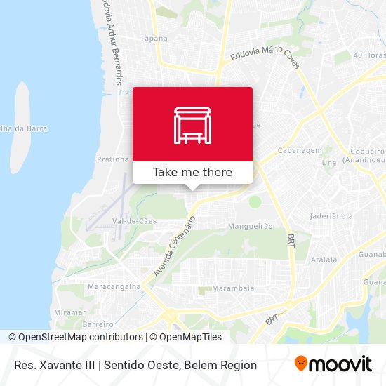 Res. Xavante III | Sentido Oeste map