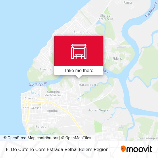 E. Do Outeiro Com Estrada Velha map