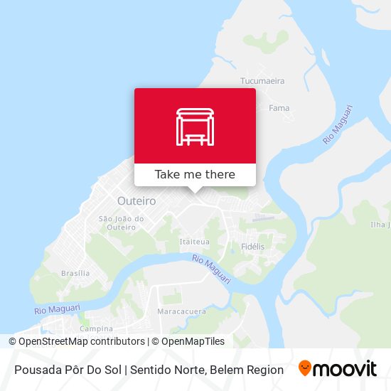 Pousada Pôr Do Sol | Sentido Norte map