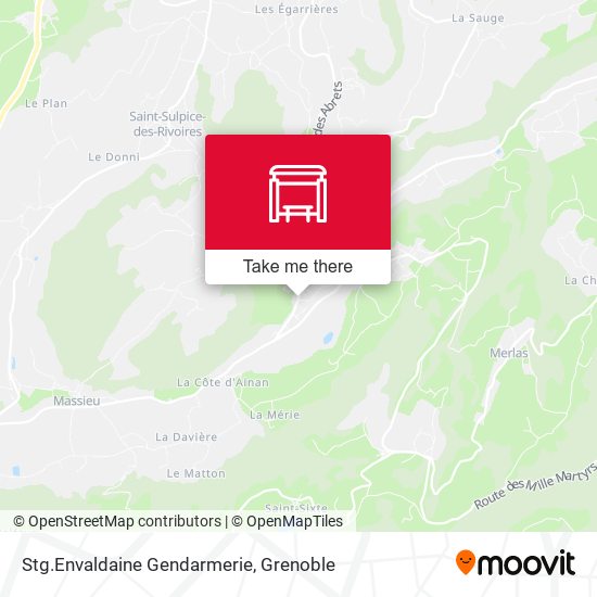 Stg.Envaldaine Gendarmerie map