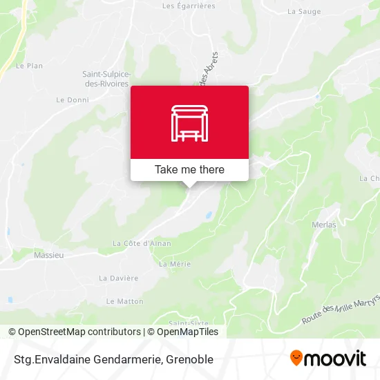 Stg.Envaldaine Gendarmerie map