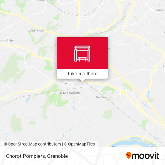 Chorot Pompiers map