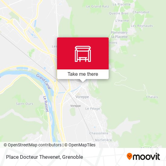 Place Docteur Thevenet map