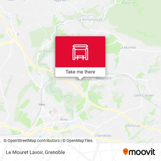 Le Mouret Lavoir map