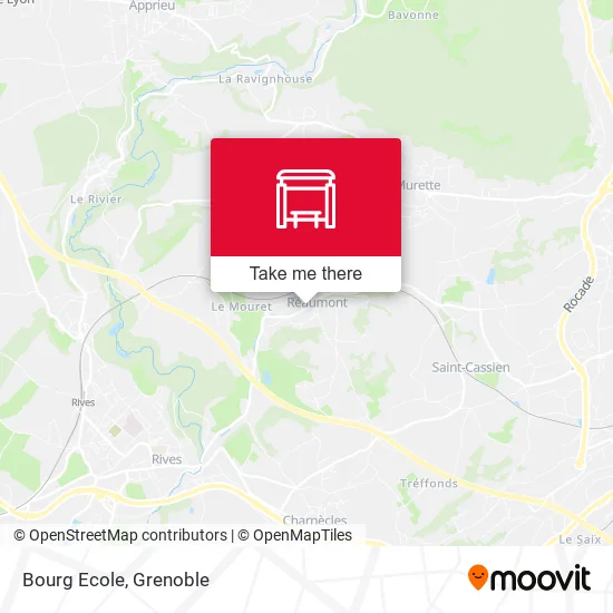 Bourg Ecole map