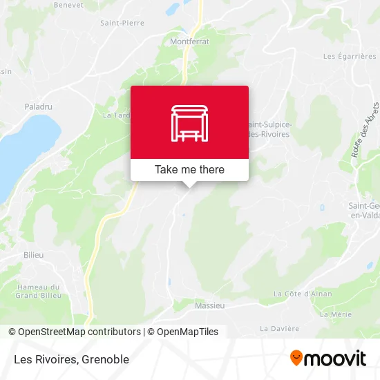 Les Rivoires map
