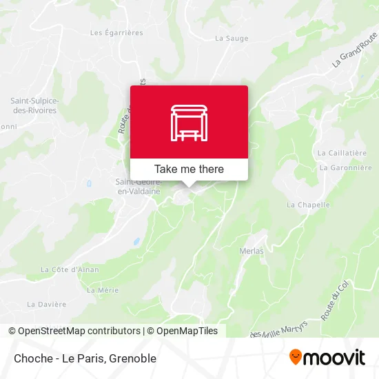 Choche - Le Paris map