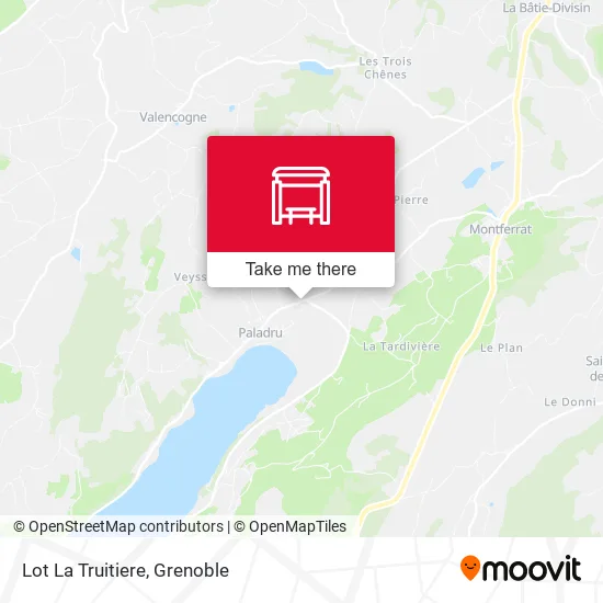 Lot La Truitiere map