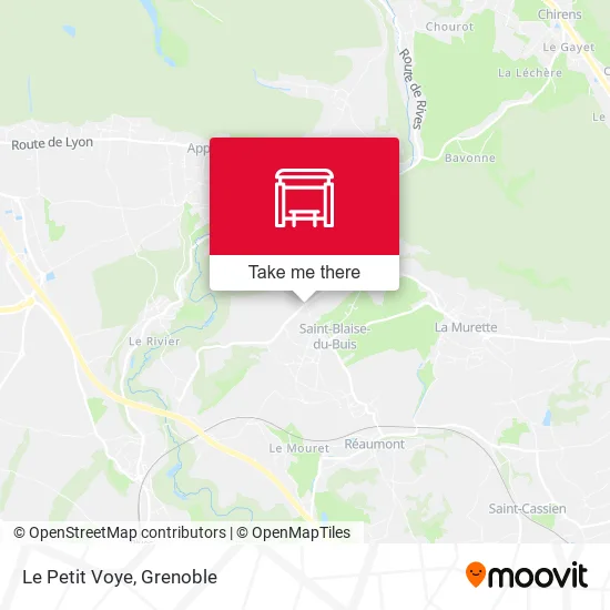 Le Petit Voye map