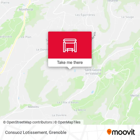 Consuoz Lotissement map