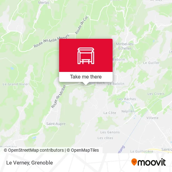 Le Verney map