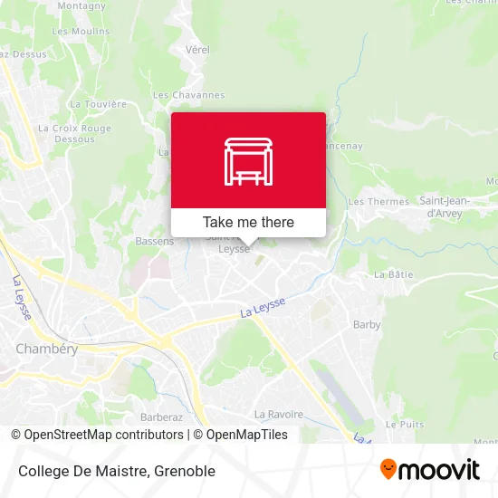 College De Maistre map