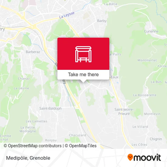 Medipôle map