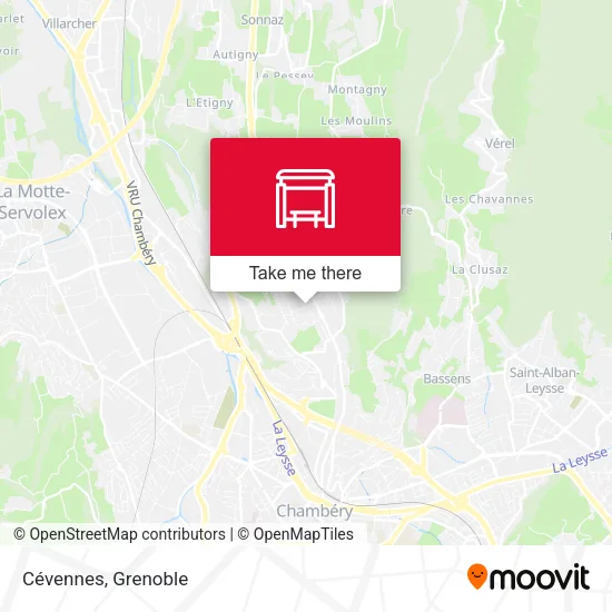 Cévennes map
