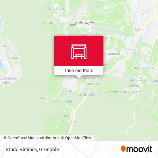 Stade Vimines map