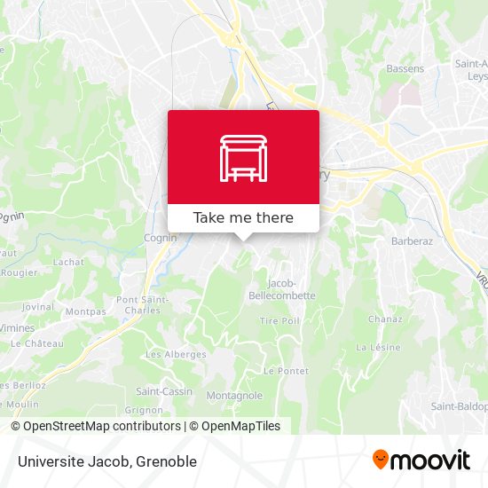 Universite Jacob map