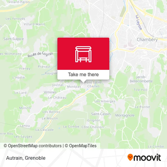 Autrain map