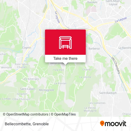 Bellecombette map