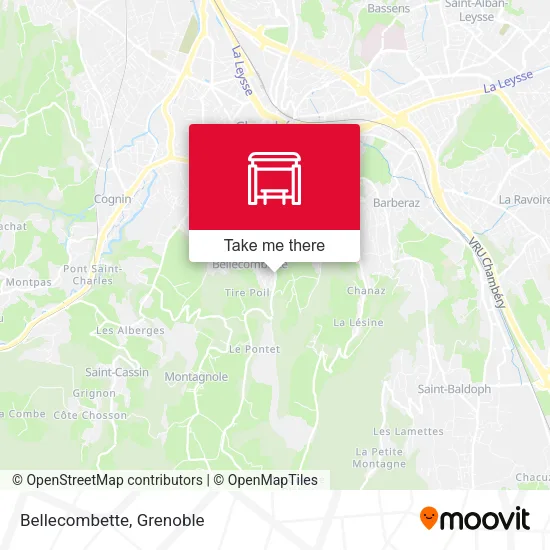 Bellecombette map